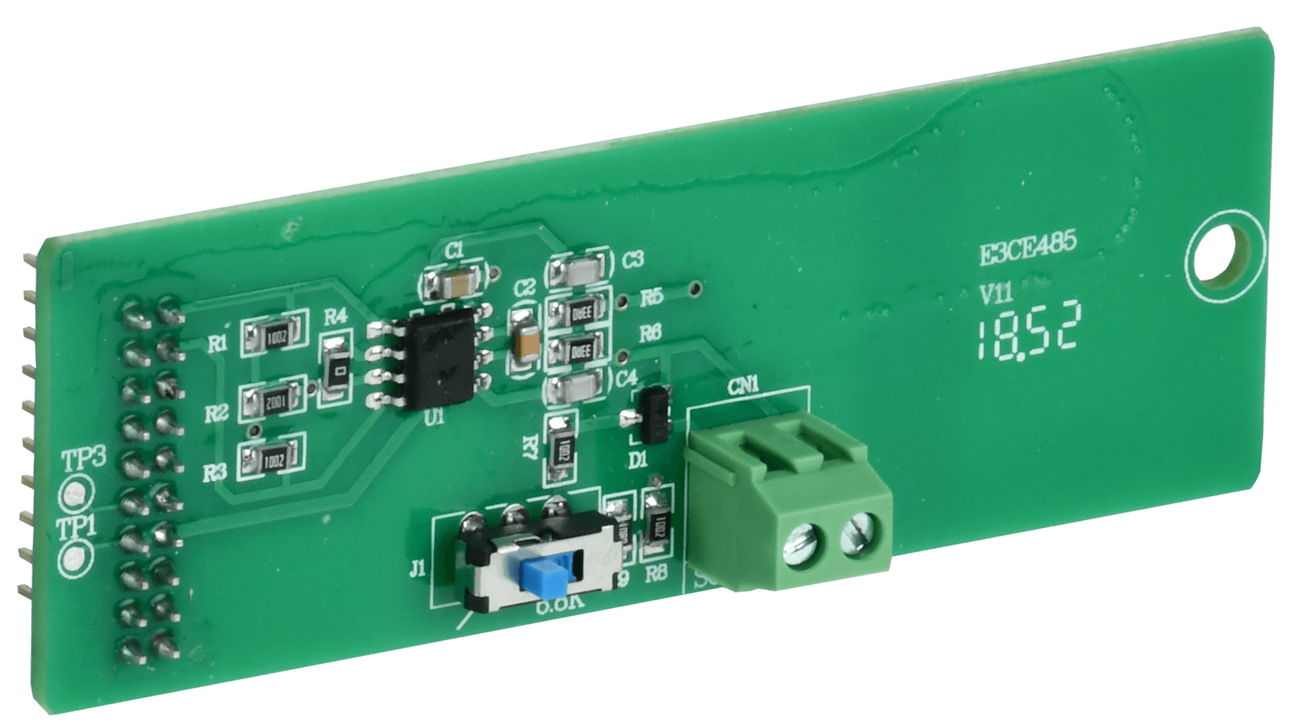 Плата расширения вх/вых. 2DI 1RO RS485 Modbus