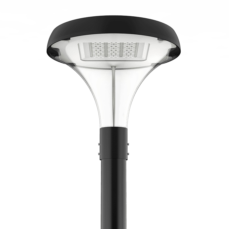 Светильник светодиодный IONIK Opal парк 80 Вт опаловый 2700К IP66 RAL9005 черный