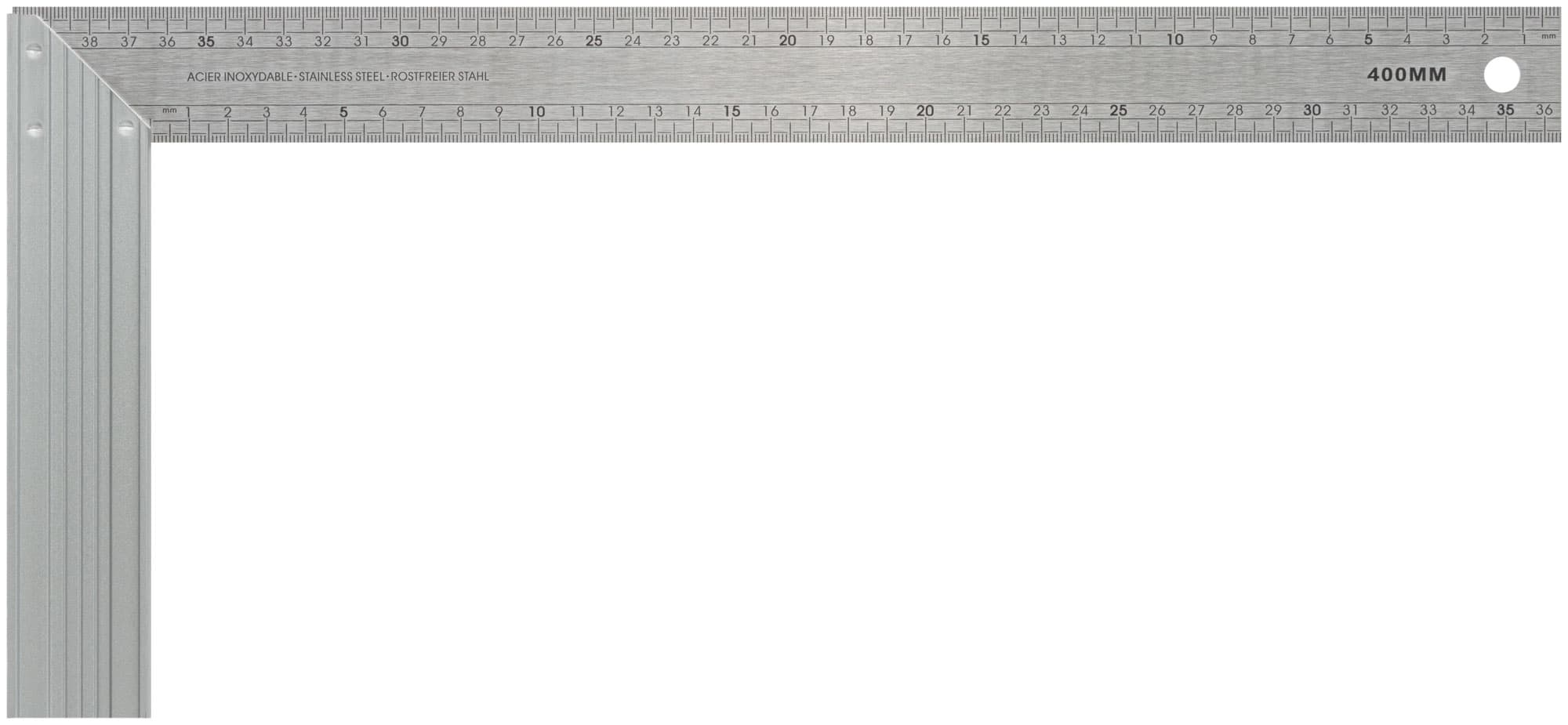 Угольник столярный Профи 400x180 мм