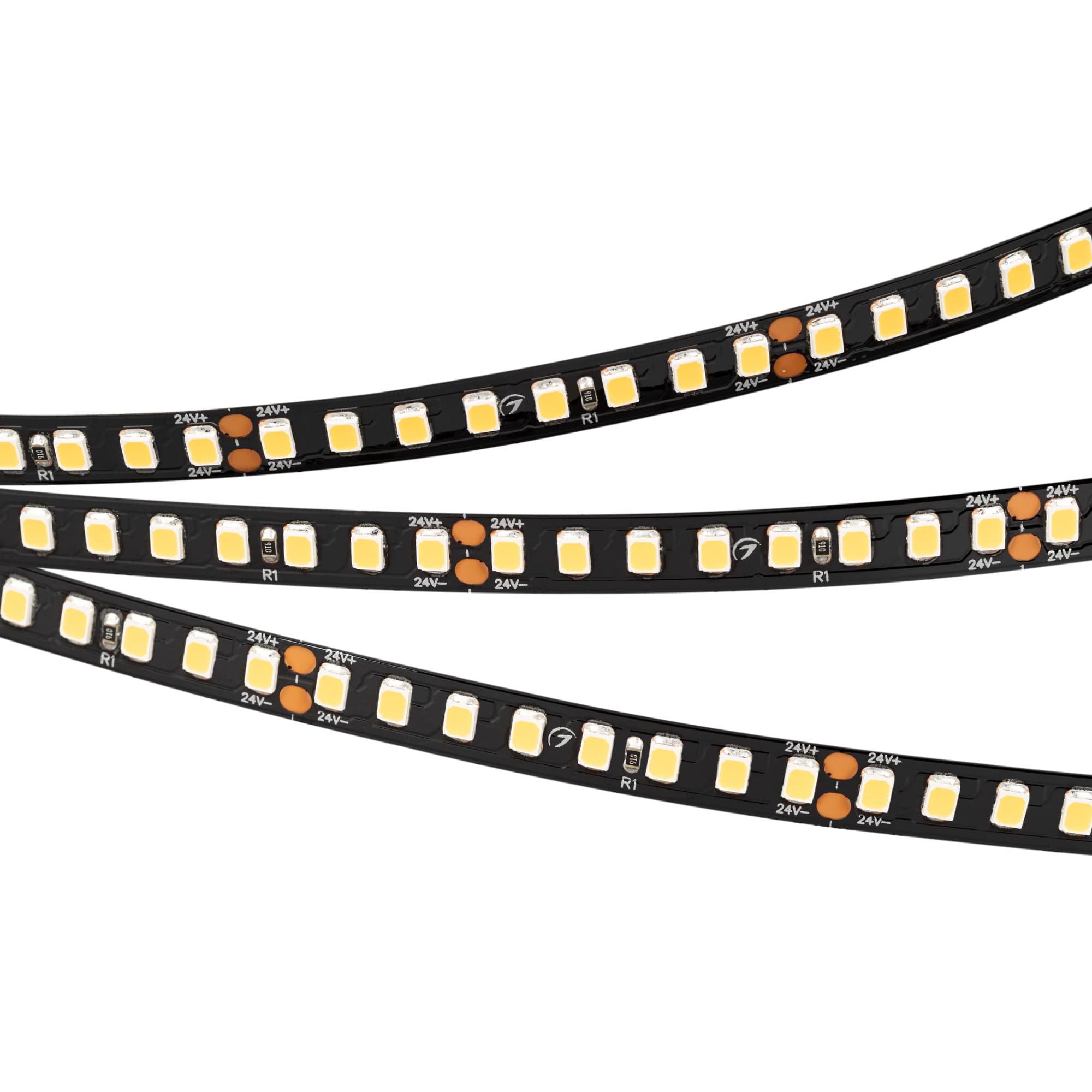 Лента светодиодная 12 Вт/м 24В IP20 4000K 160LED/м RT/RTW-A160-8-10mm SMD 2835 5 м