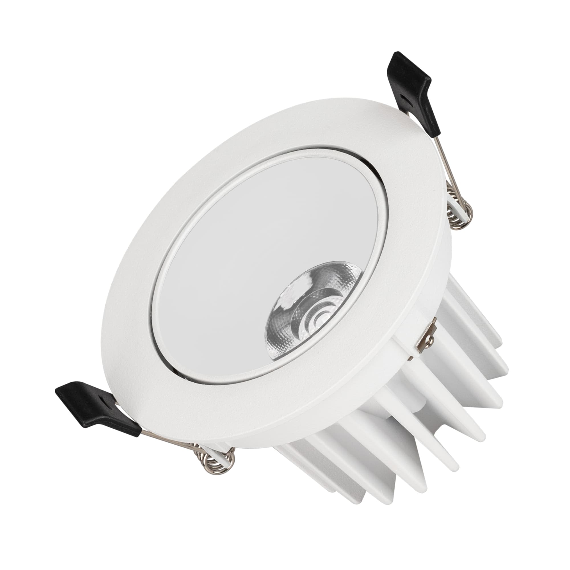 Светильник MS-FORECAST-BUILT-TURN-R102-12W Warm3000 WH-WH 32 deg 230V IP20 металл 5 лет