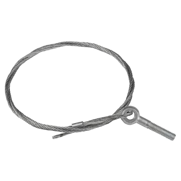 Трос стальной с рым-болтом М6 L=2м (2мм)