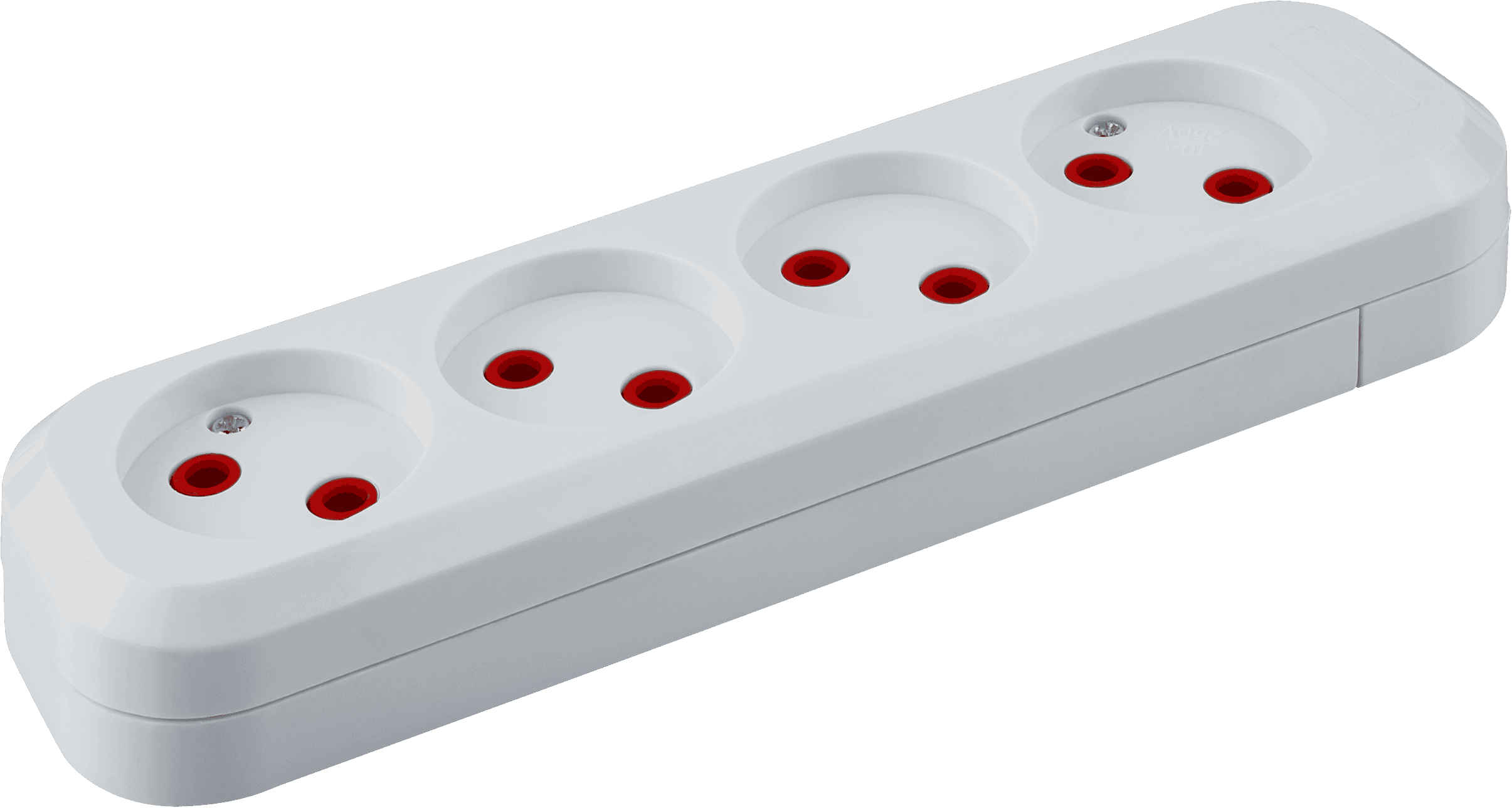Колодка NCA-BL01-04-X-WH 4гн б/з пластик