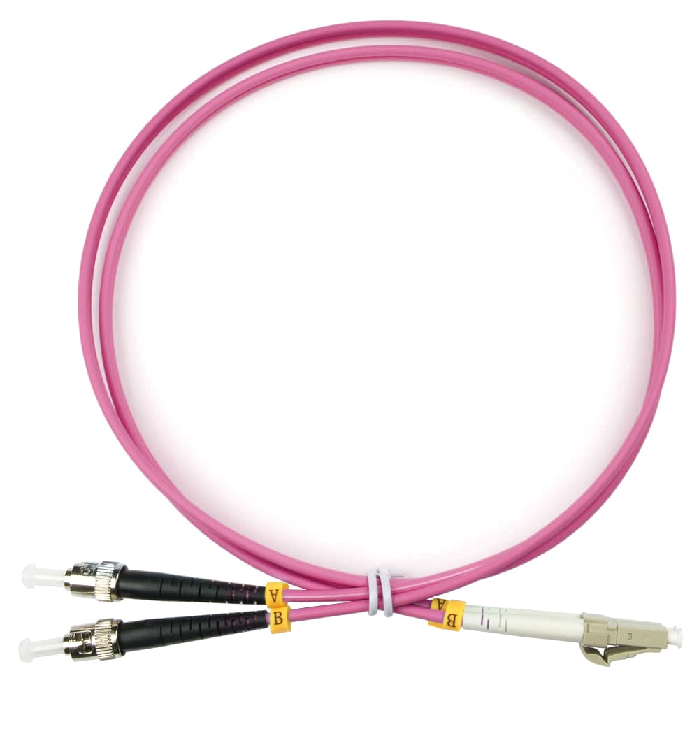 Патч-корд оптический duplex 1м LC-ST 50/125MM OM4 LSZH
