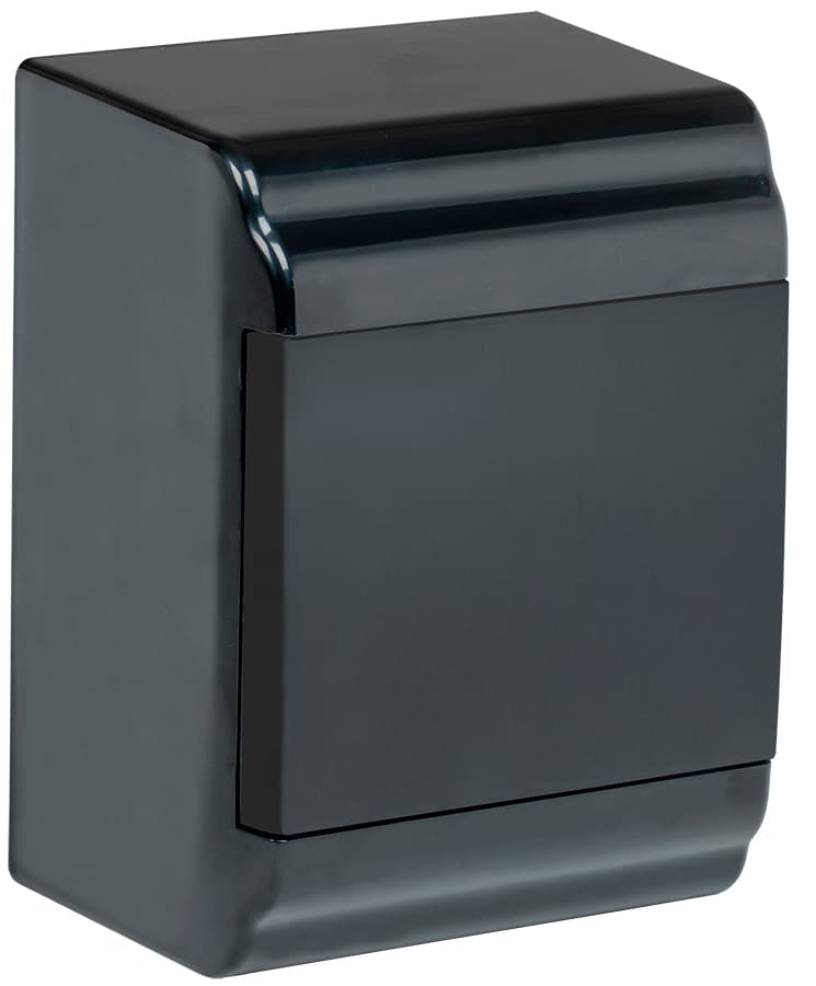 Корпус модульный пл. нав. ЩРН-П-4 PRIME черный IP41