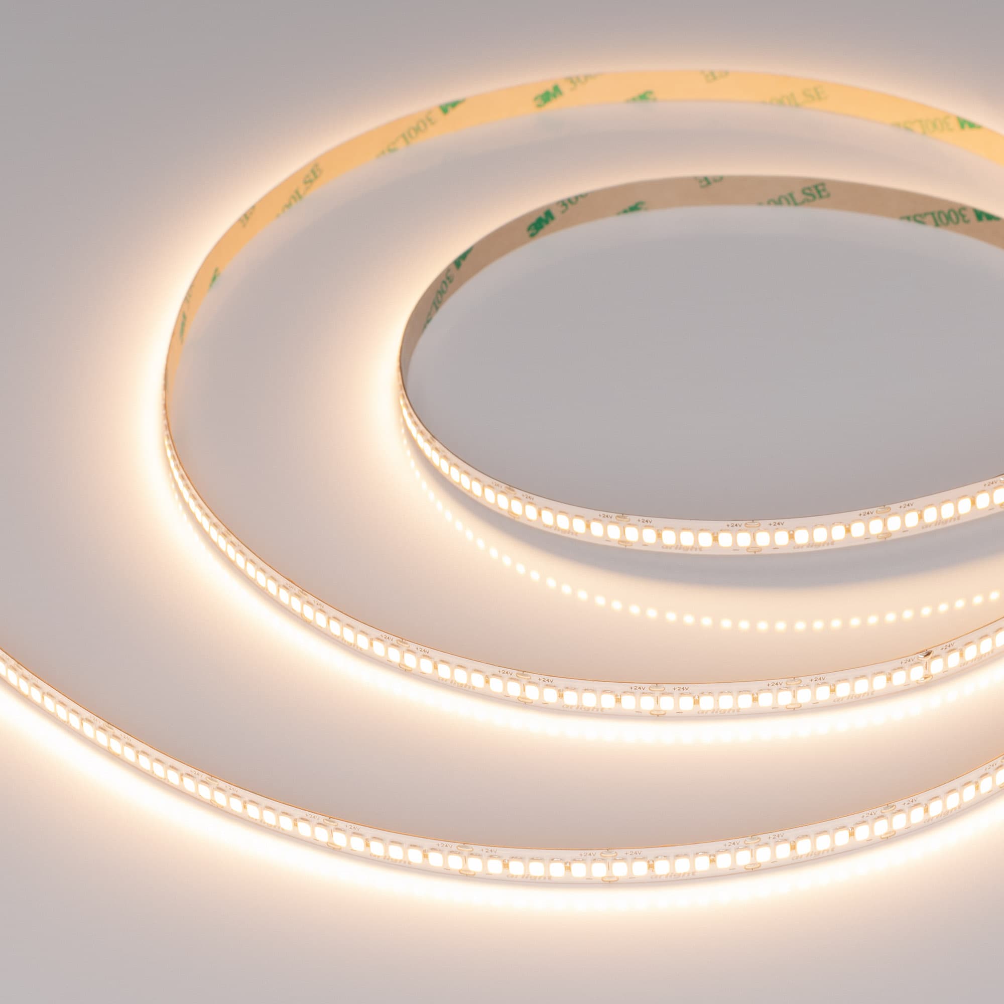 Лента светодиодная 10 Вт/м 24В IP20 2700K 280LED/м RT/RTW-A280-8-10mm SMD 2835 5 м
