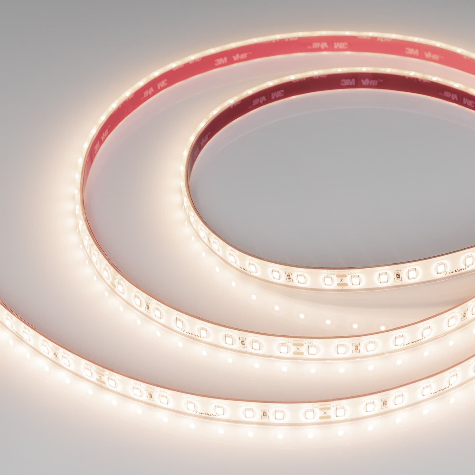 Лента светодиодная 4,8 Вт/м 24В IP67 3500K 80LED/м RTW-A80-12mm SMD 2835 5 м