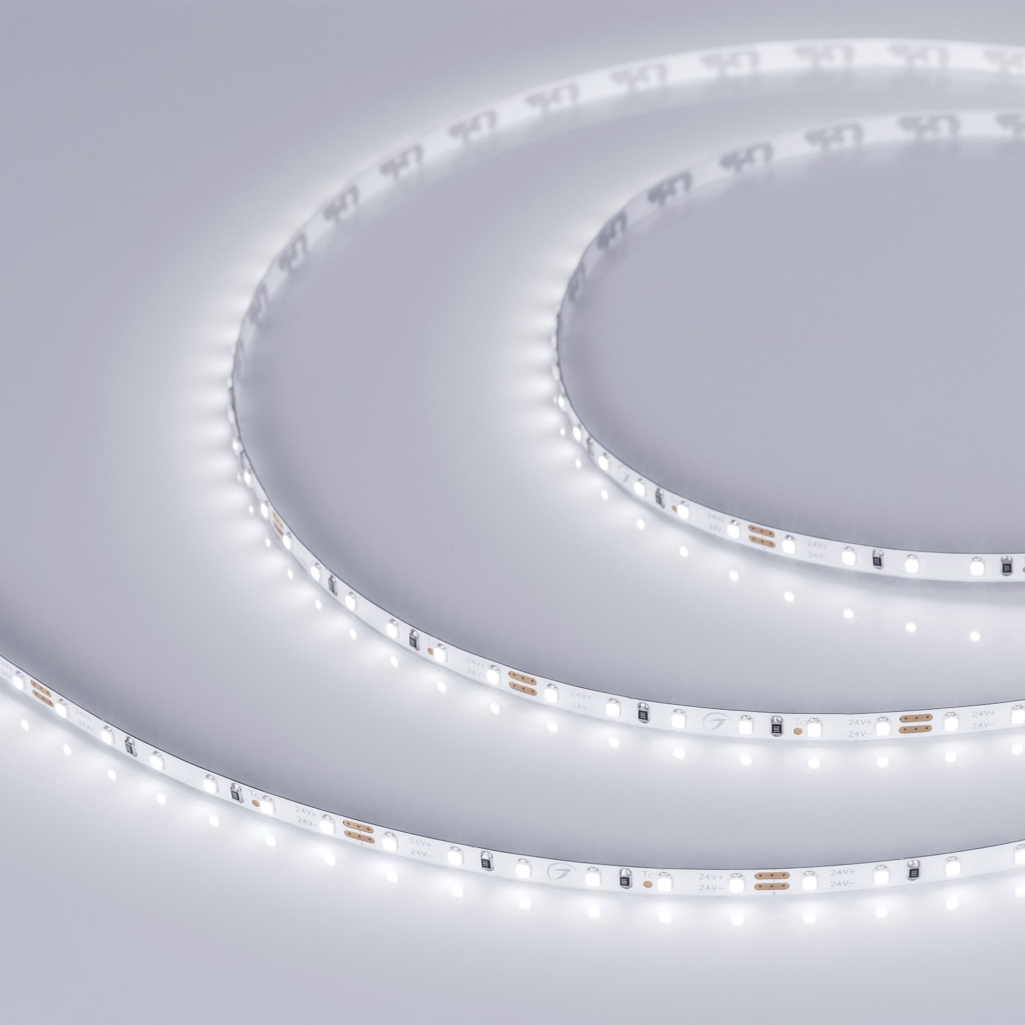 Лента светодиодная 5.4 Вт/м 24В 8000K IP20 120LED/м MICROLED-M120-4mm SMD 2216 5 м