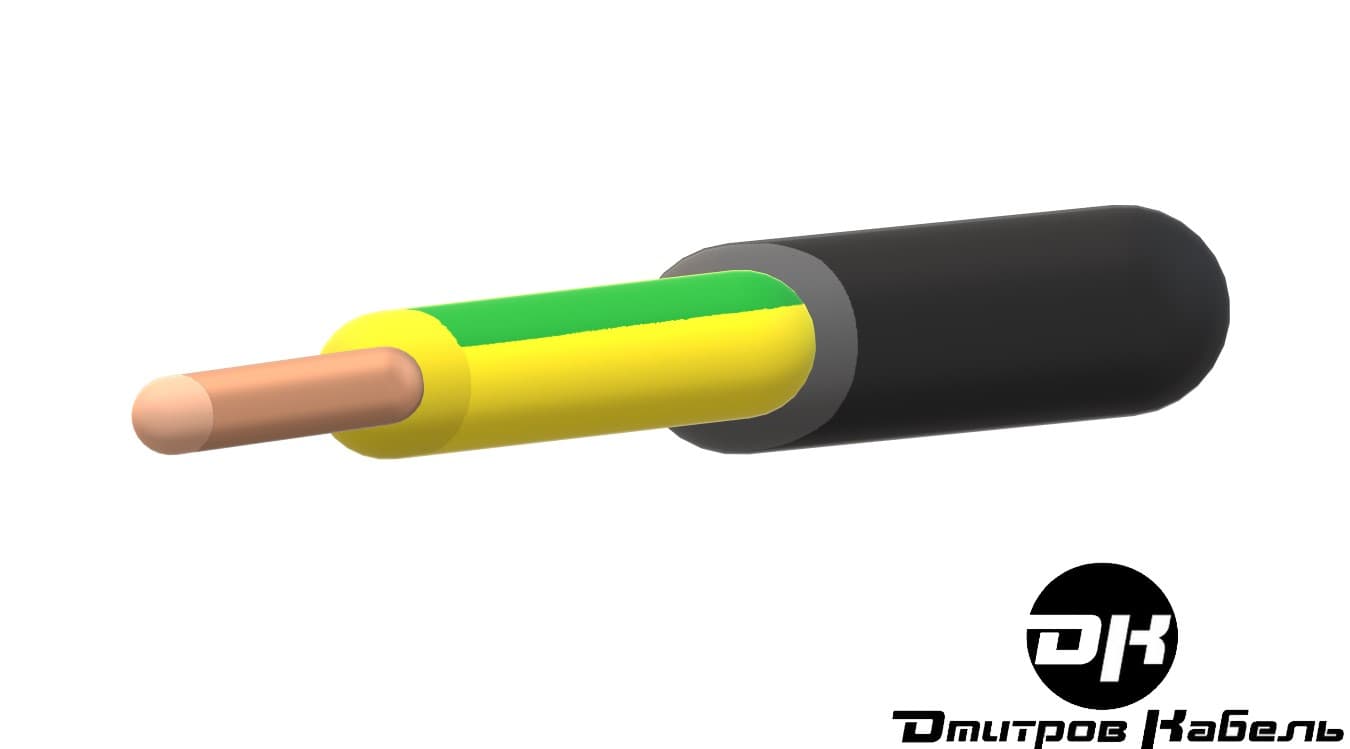 Кабель силовой ППГнг(A)-HF 1х2.5(Ж/З) ТРТС