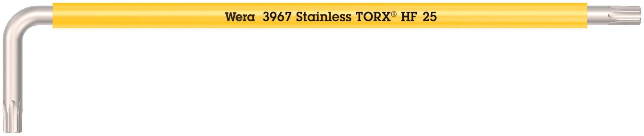Ключ Г-образный с функцией фиксации крепежа 3967 SXL HF TORX Multicolour удлиненный нержавеющая сталь TX 25X154 мм