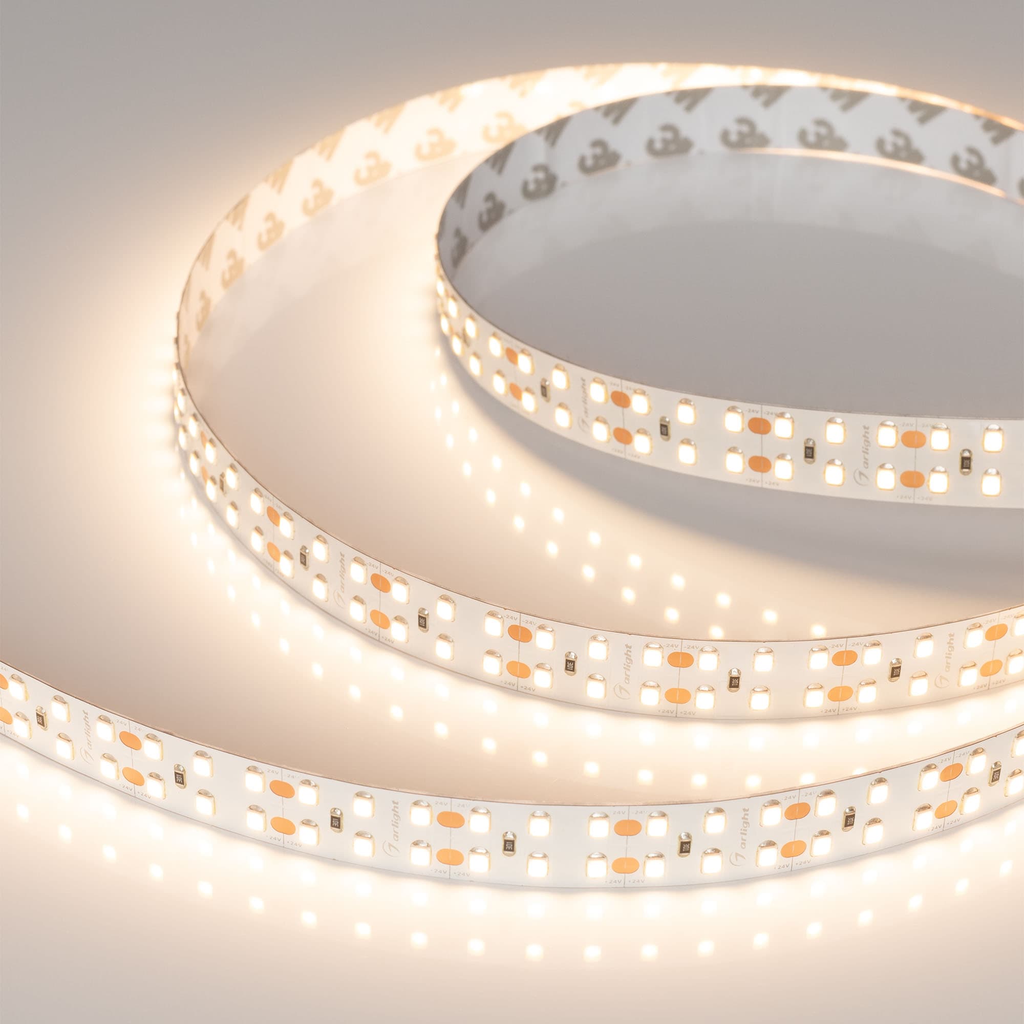 Лента светодиодная 19,2 Вт/м 24В IP20 3000K 240LED/м UL-A240-15mm SMD 2835 5 м