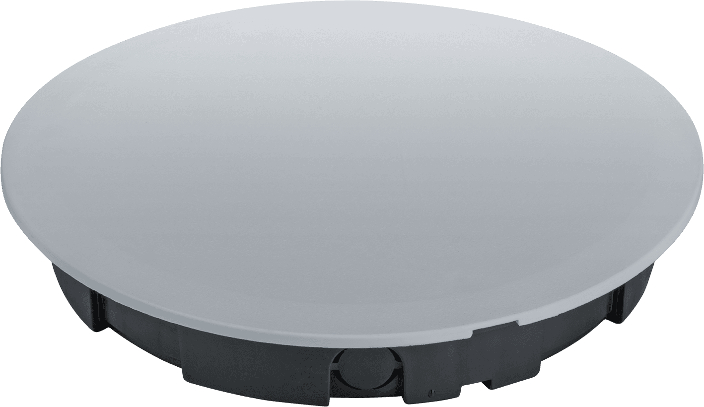 Коробка NSS-DB-SW-93-15-BL распаячная скрытого монтажа для твердых стен с крышкой черная d93х15