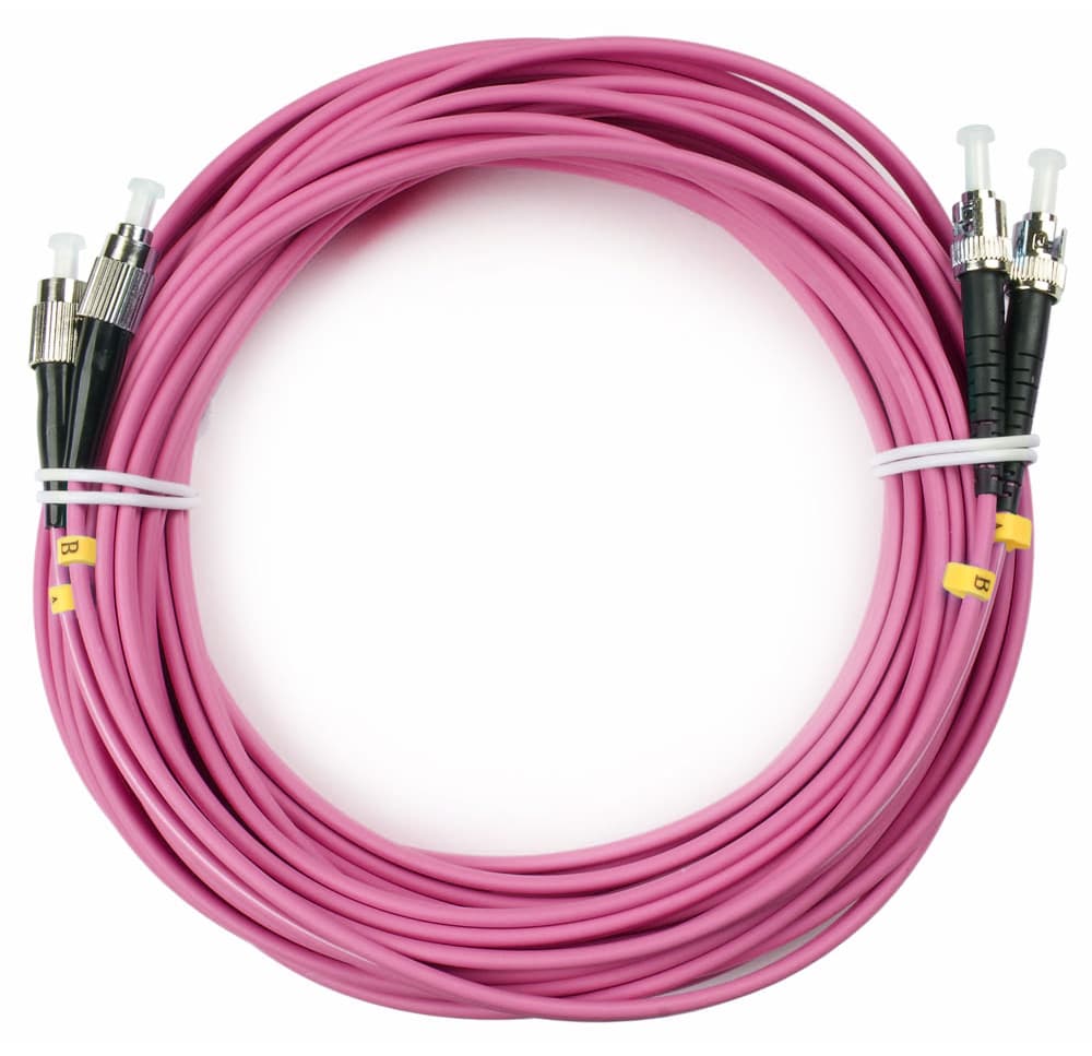 Патч-корд оптический duplex 10м FC-ST 50/125MM OM4 LSZH