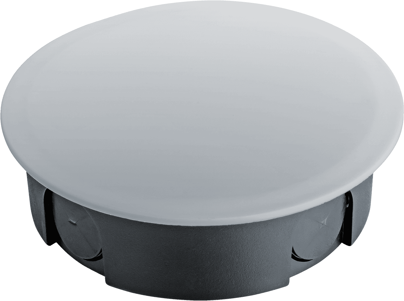 Коробка NSS-DB-SW-93-30-BL распаячная скрытого монтажа для твердых стен с крышкой черная d93х30