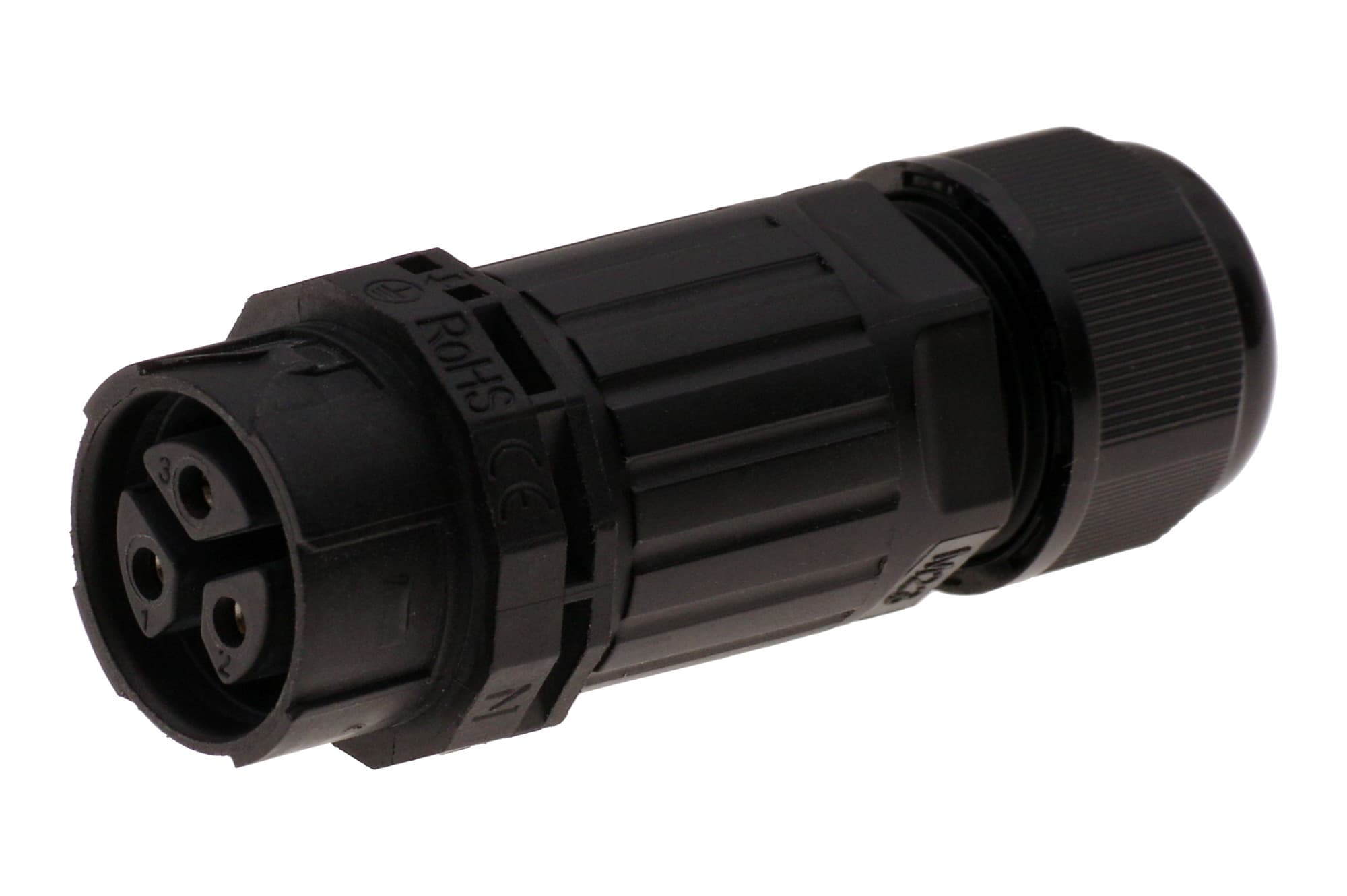Розетка кабельная 16A/450V/1P+N+E/IP68/D9-12 мм, безвинтовые контакты (реализуется с ответной частью CAWP23-M)