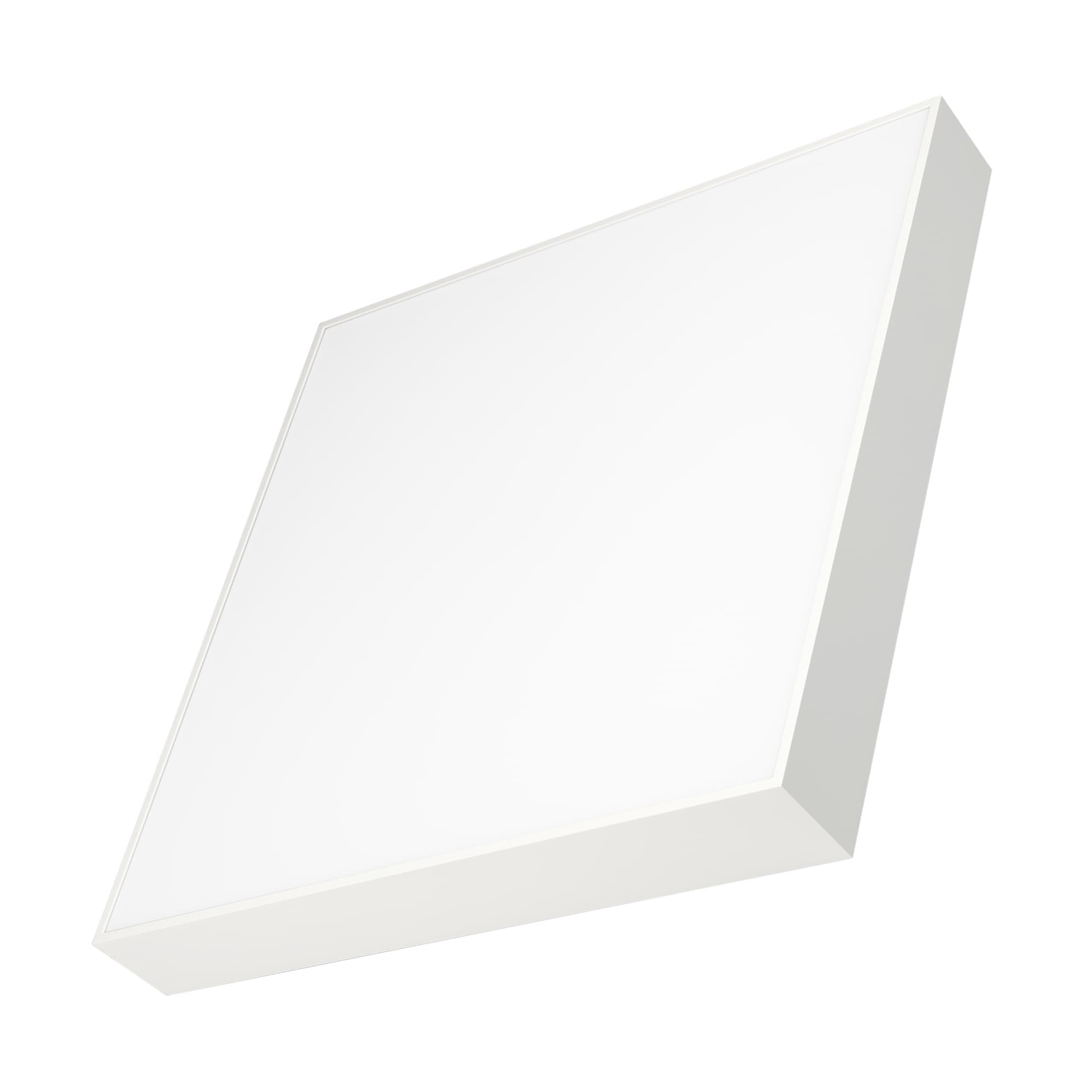 Светильник SP-QUADRO-S500x500-50W Warm3000 (WH, 120 deg, 230V) (, IP40 Металл, 3 года)