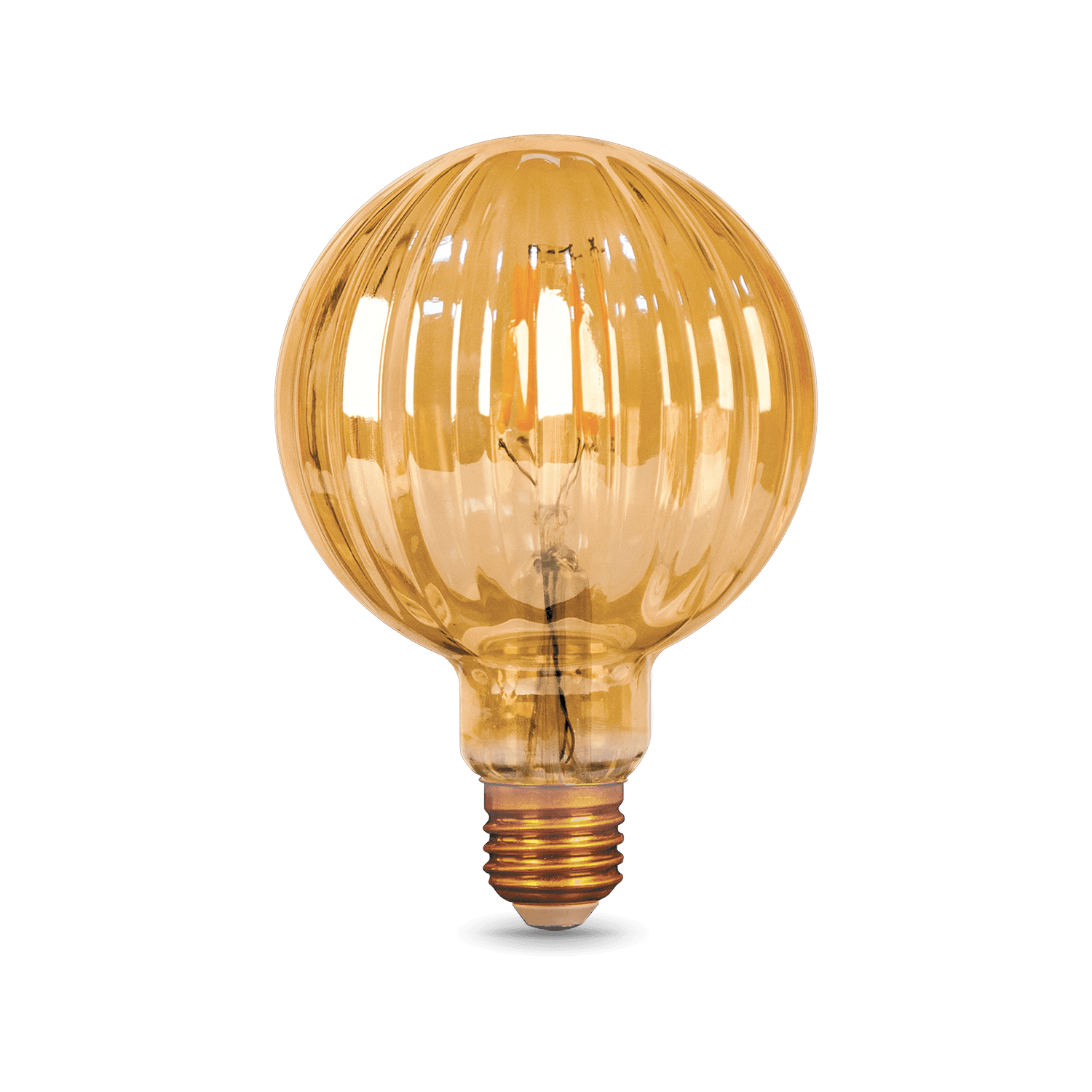 Лампа светодиодная LED 4 Вт 380 Лм 2400К теплая Е27 G100 golden Baloon Filament