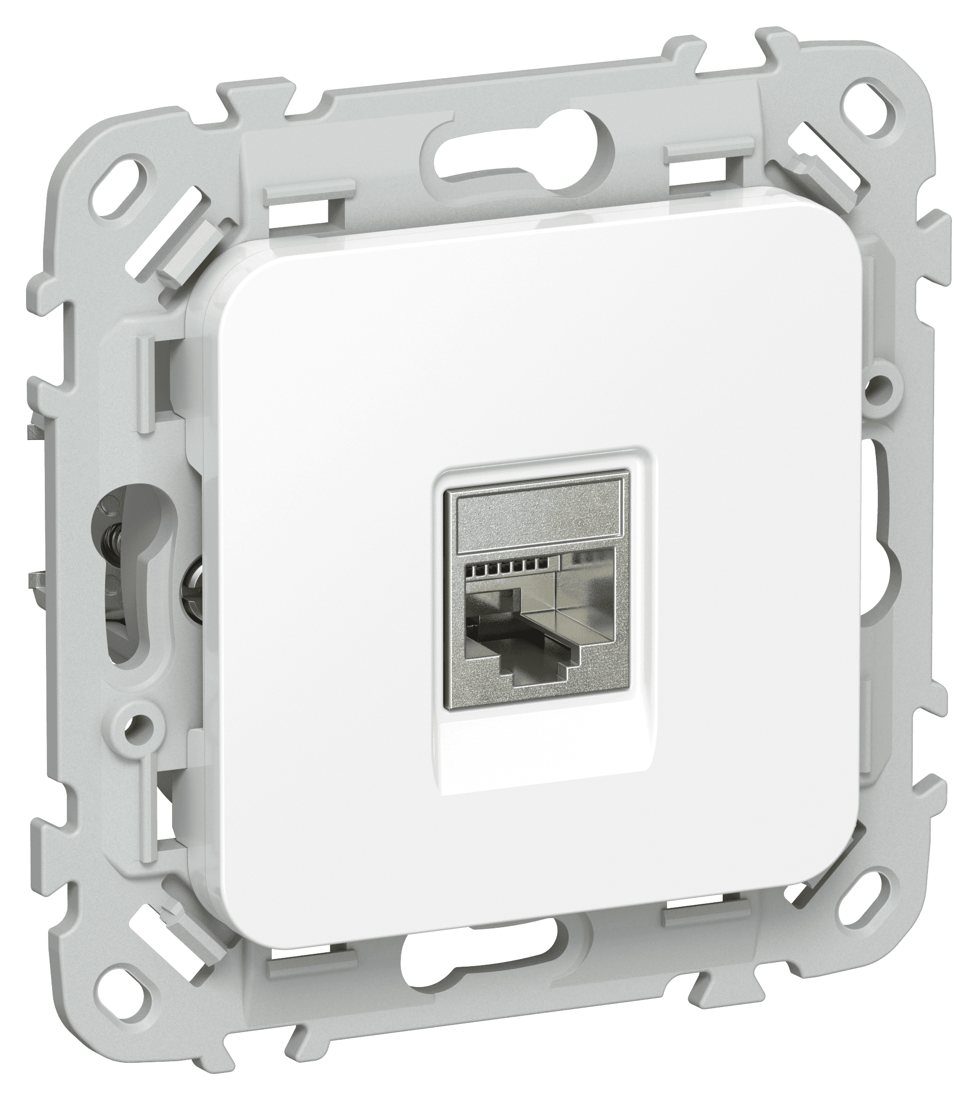 FLITE Розетка компьютерная RJ45 категория 6 STP РК6-1-1-ФлБ белый IEK
