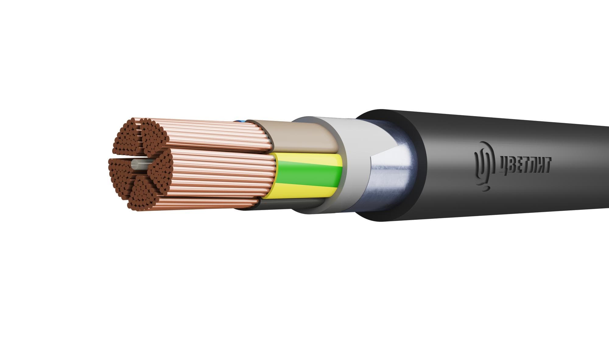Кабель силовой ПвБПнг(А)-HF 5х70мс(N,PE)-1 ТРТС