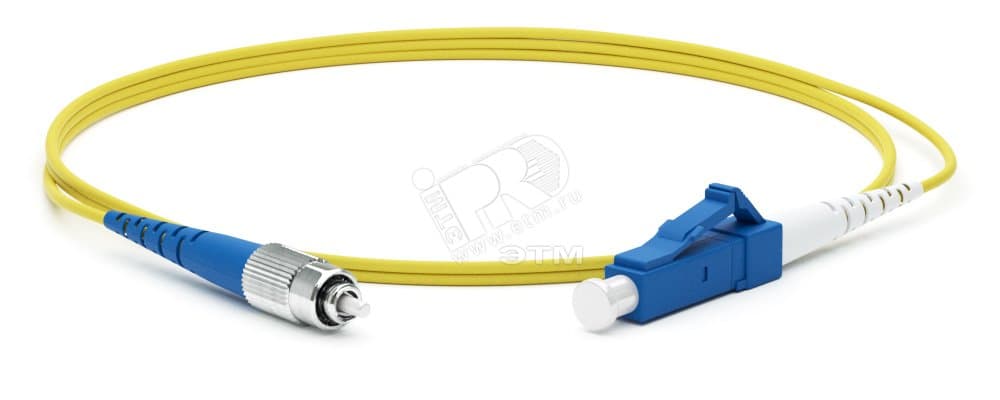 Патч-корд оптический SM 9/125 (OS2) FC/UPC-LC/UPC simplex LSZH (1м)
