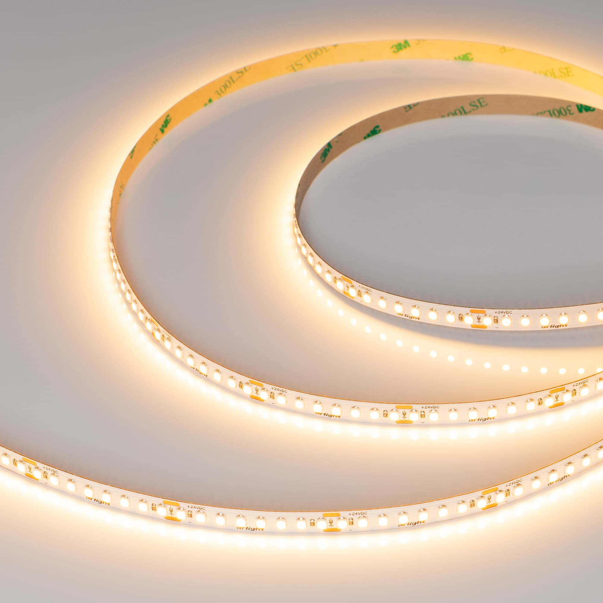 Лента светодиодная 15 Вт/м 24В IP20 2700K 176LED/м UL-A176-8mm SMD 2835 5 м