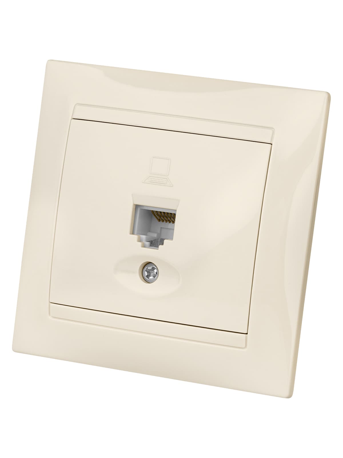 "Розетка компьютерная RJ45 сл. кость ""Лама"" TDM"