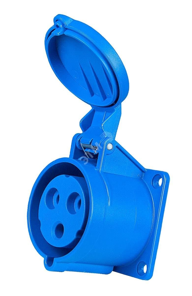 Розетка встраиваемая 32А/230V/1P+N+E/IP44