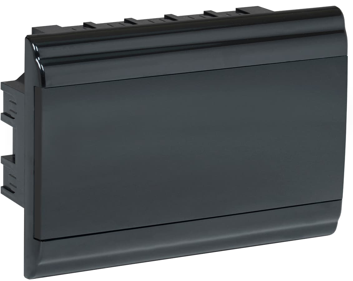 Корпус модульный пластиковый встраиваемый ЩРВ-П-12 PRIME черный IP41