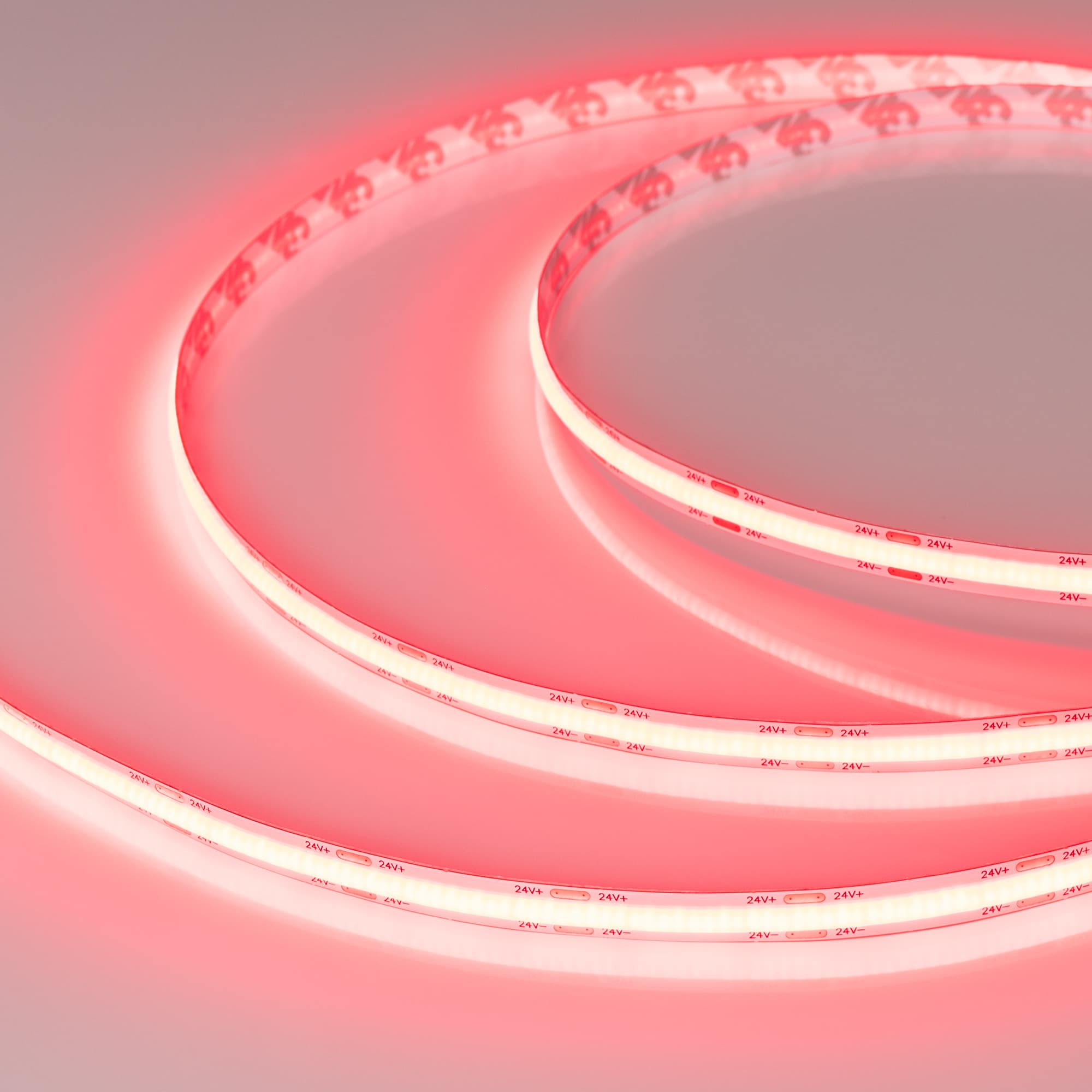 Лента светодиодная 11,5 Вт/м 24В IP20 Красный 544LED/м COB-X544-8-12mm CSP 5 м