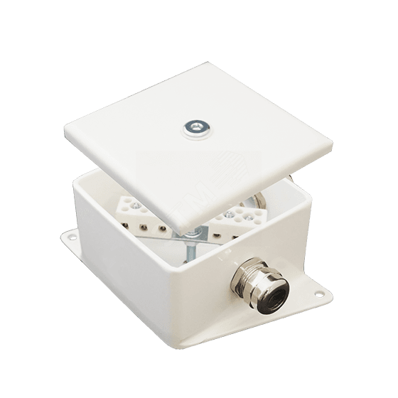 Коробка монтажная огнестойкая КМ-О (6к)-IP66-100х100 два ввода AD