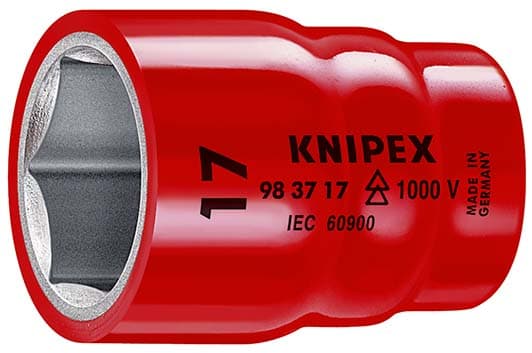 Головка торцевая VDE 1000V DR 3/8 шестигранная 19 мм диэлектрическая