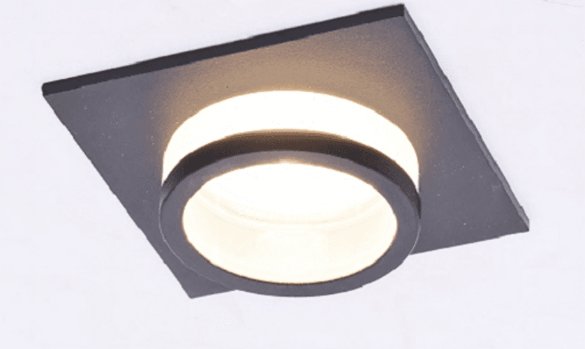 Светильник встраиваемый алюминиевый KL88 BK MR16/GU5.3 черный