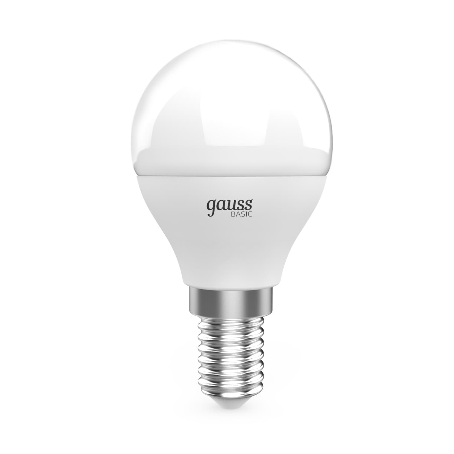 Лампа светодиодная LED 5.5 Вт 525 лм 4100К шар P45 нейтральный E14 AC 220В (промоупаковка 3 лампы) Basic