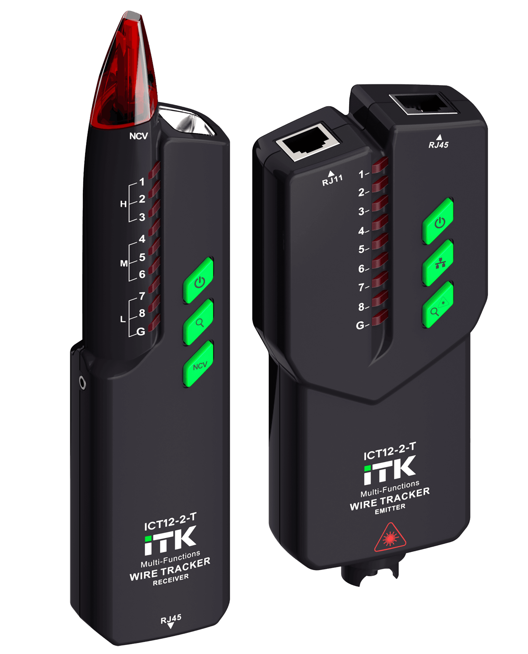 Тестер для LAN-кабеля многофункциональный (RJ4 5 RJ11 VFL)