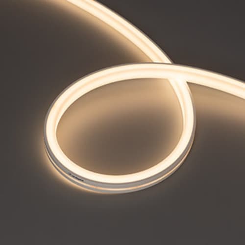 Лента светодиодная герметичная MOONLIGHT-TOP-U-A156-13x12mm 24V Warm3000 (11 W/m, IP67, 0,5m, wire1) (ARL, 156 LED/m)