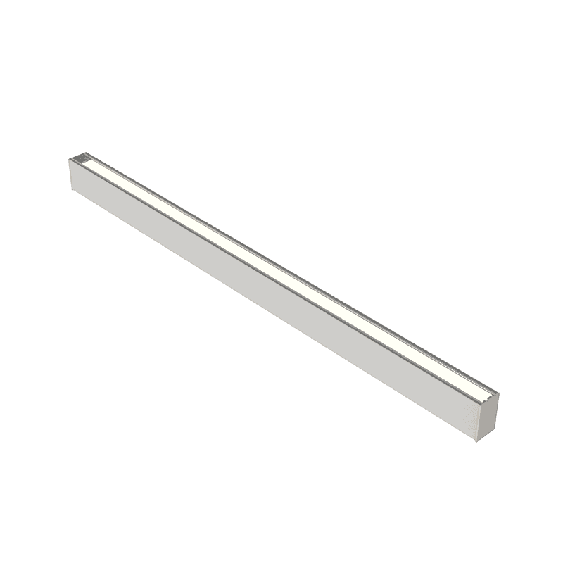 Светильник светодиодный X-line 1,5 м 45 Вт Up&Down одиночный подвесной 1499x63x100 мм IP40 RAL9003 белый муар Tunable White (3000-6500K) с рассеивателем PRISM с декоративным проводом 2 м и комплектом подвесов 2 м диммируемый по протоколу DALI ав