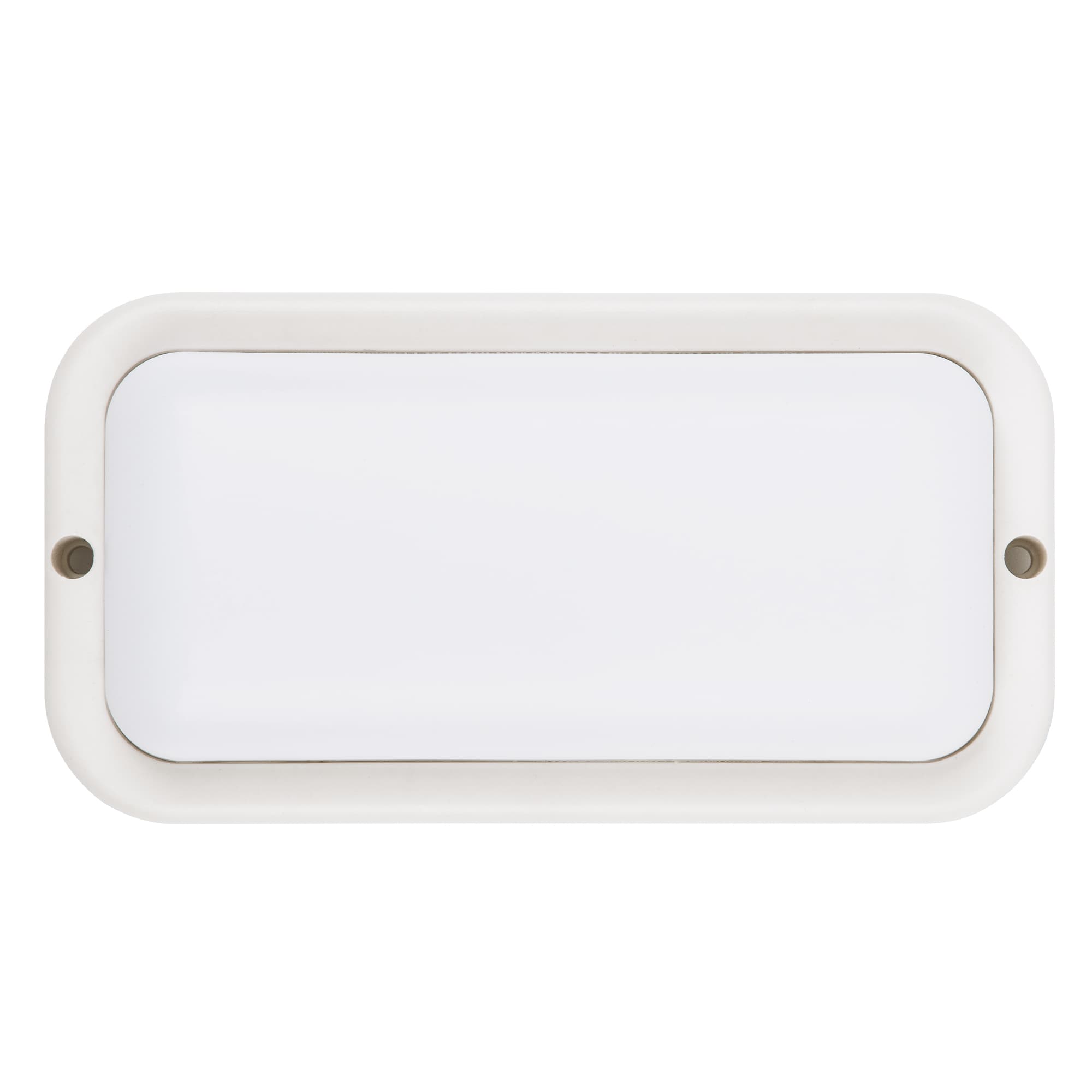 Светильник светодиодный ULW-Q228 18W/6500K IP65 WHITE влагозащищенный. Прямоугольник. Дневной свет (6500K). 195?95?35мм. Корпус белый