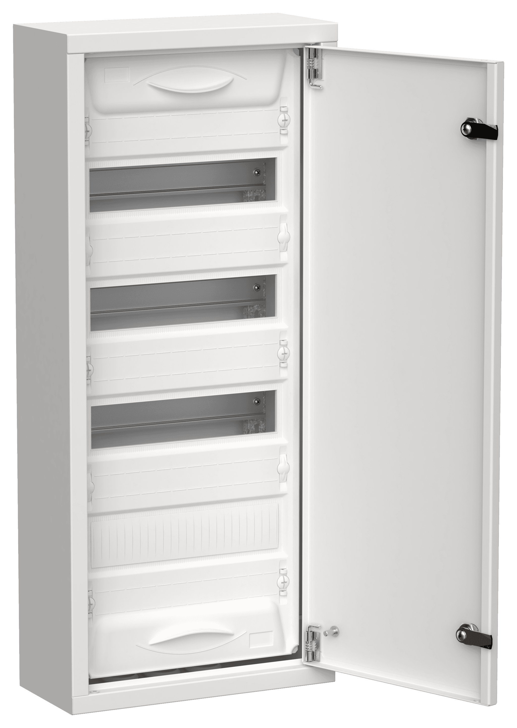 TITAN 5 Корпус металлический ЩРн-48 (1х48) 710х310х140мм IP31 белый (одна дверь) IEK