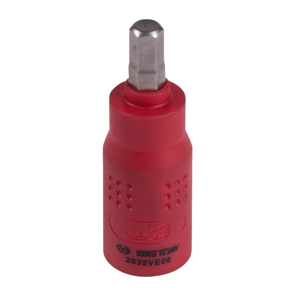 Насадка (бита) торцевая диэлектрическая 1/4'' HEX 6 мм L = 54 мм