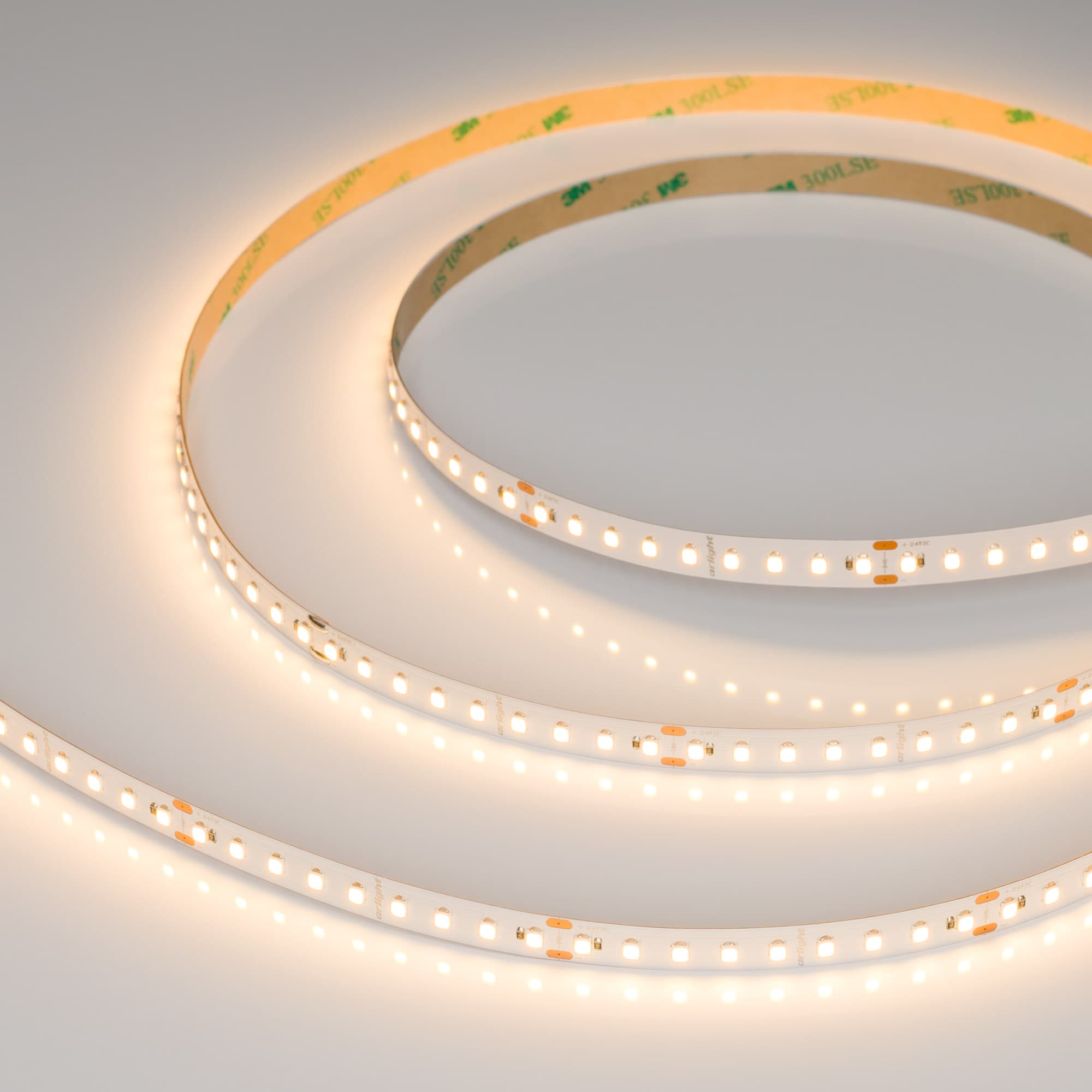 Лента светодиодная 8 Вт/м 24В IP20 2700K 126LED/м UL-A126-10mm SMD 2835 5 м