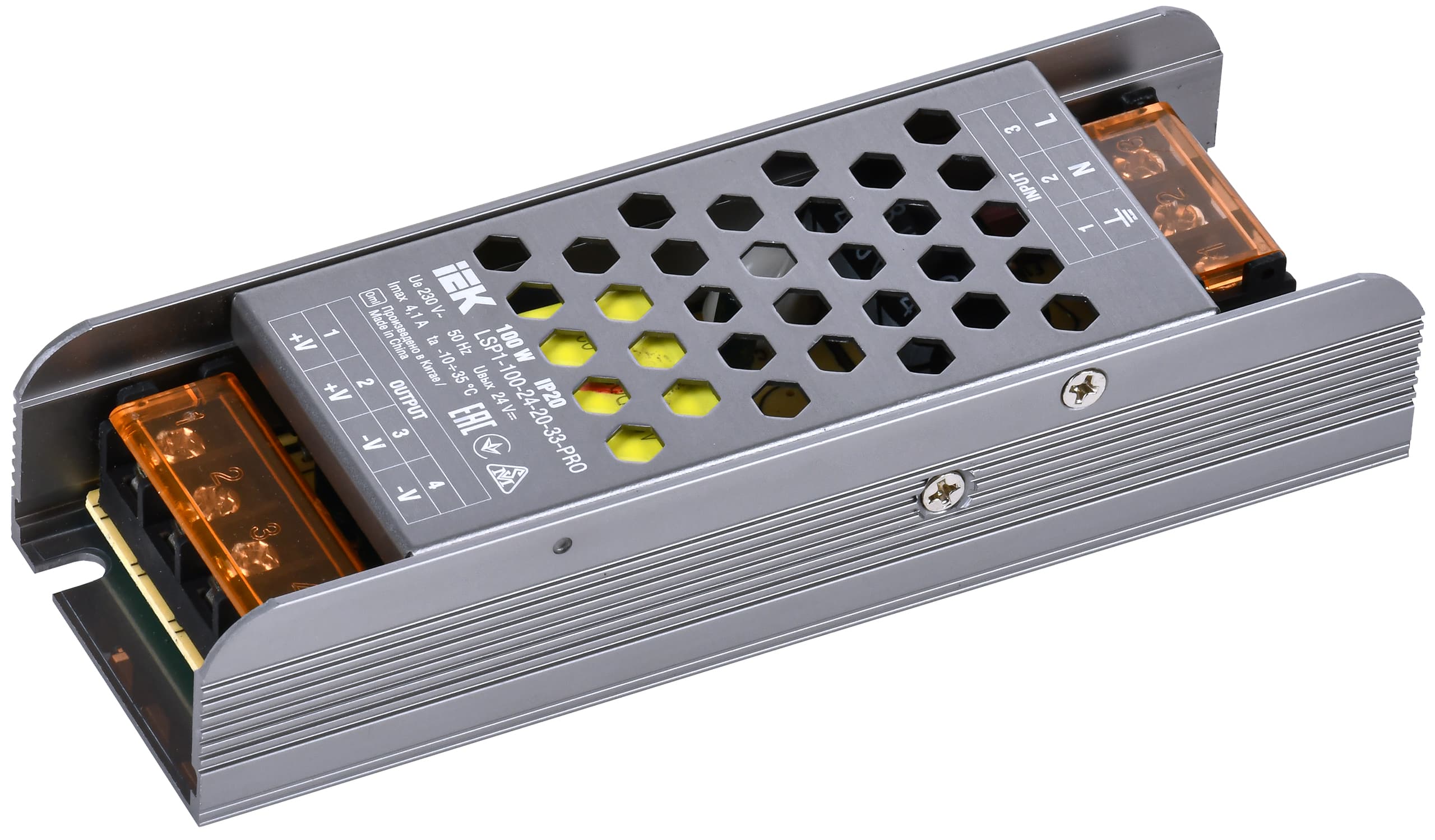 Драйвер LED ИПСН-PRO 100Вт 24В клеммы IP20